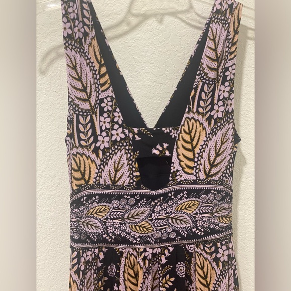 MEAVE Lavender Leafy Bohemian Maxi Dress - Picture 6 of 8